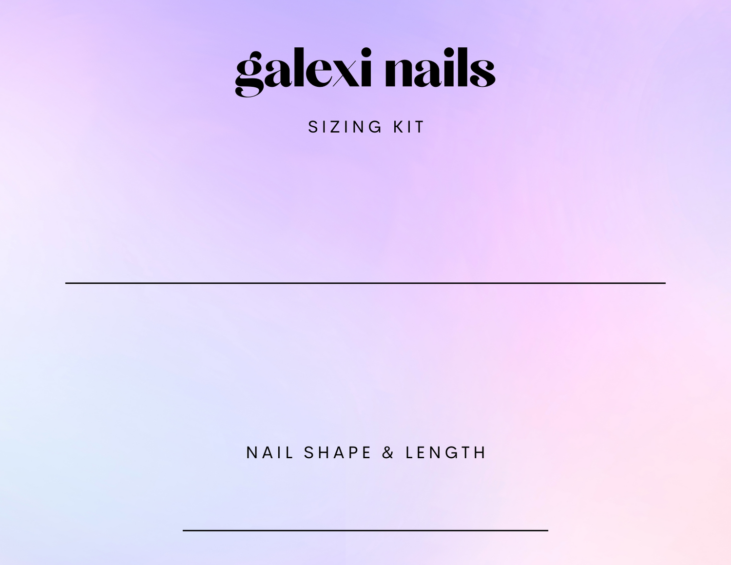 Nail Sizing Kits