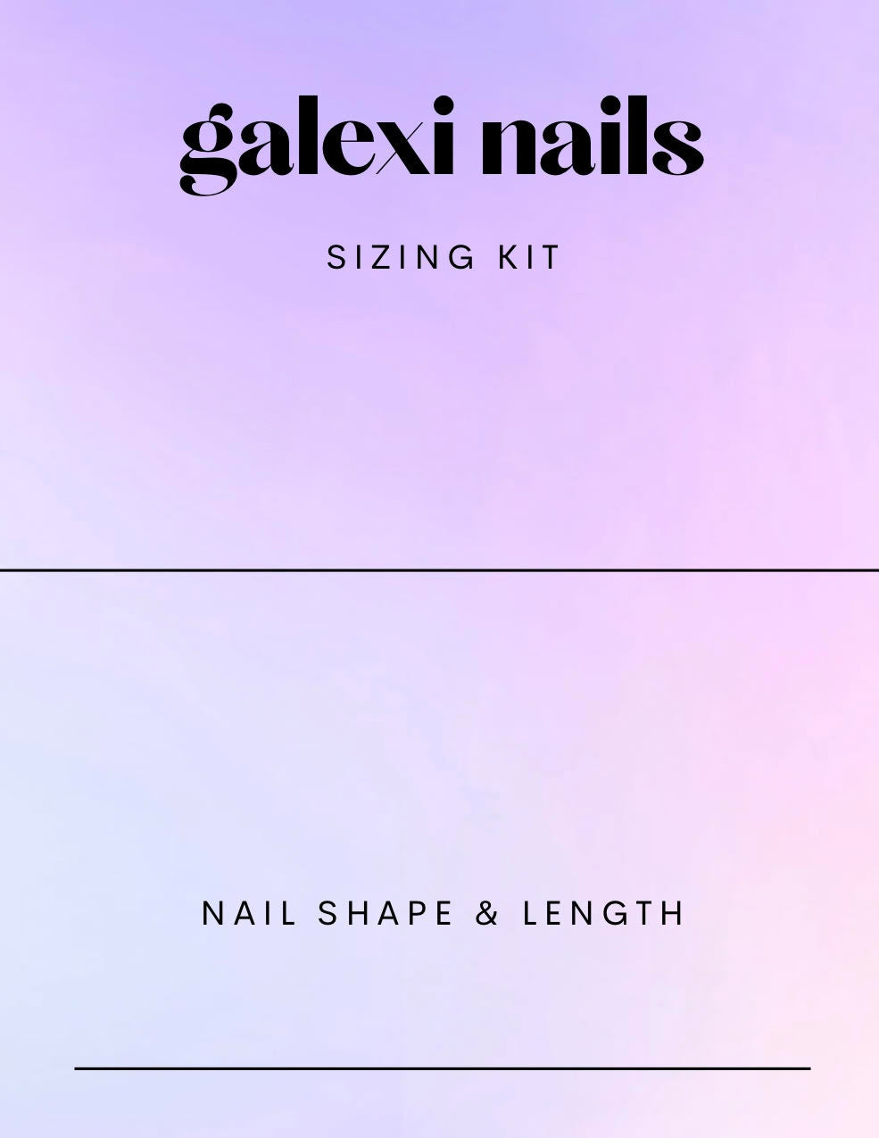 Nail Sizing Kit